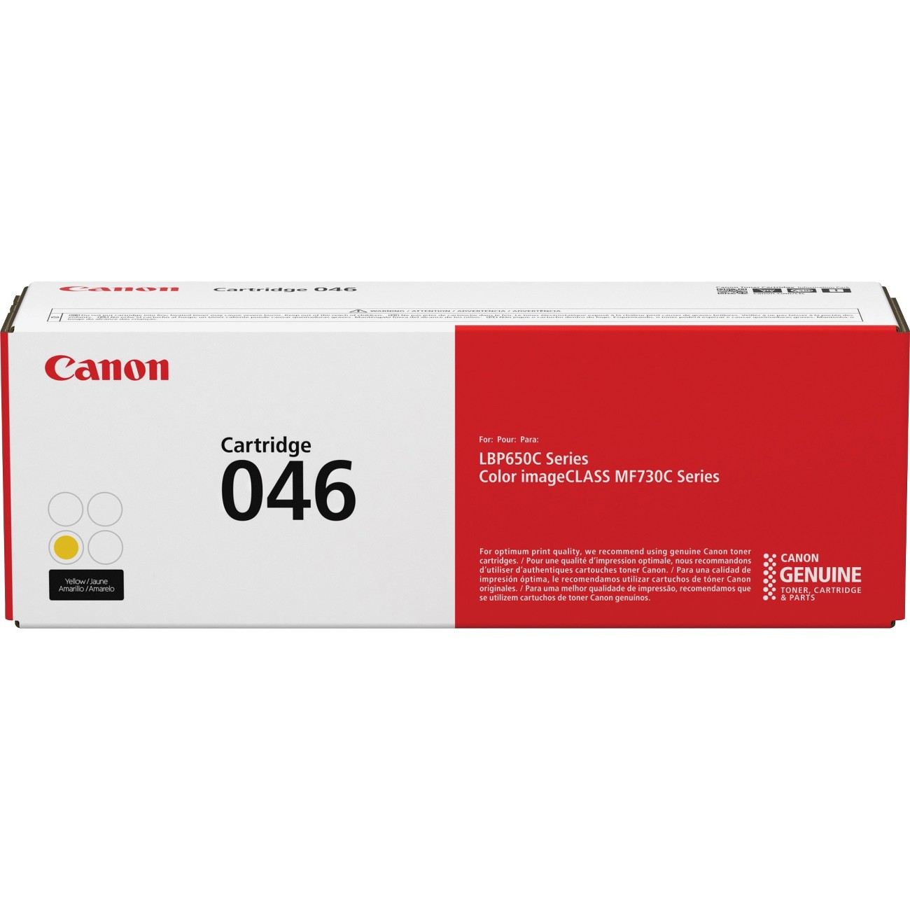 Canon 046 Original Toner Cartridge - Yellow